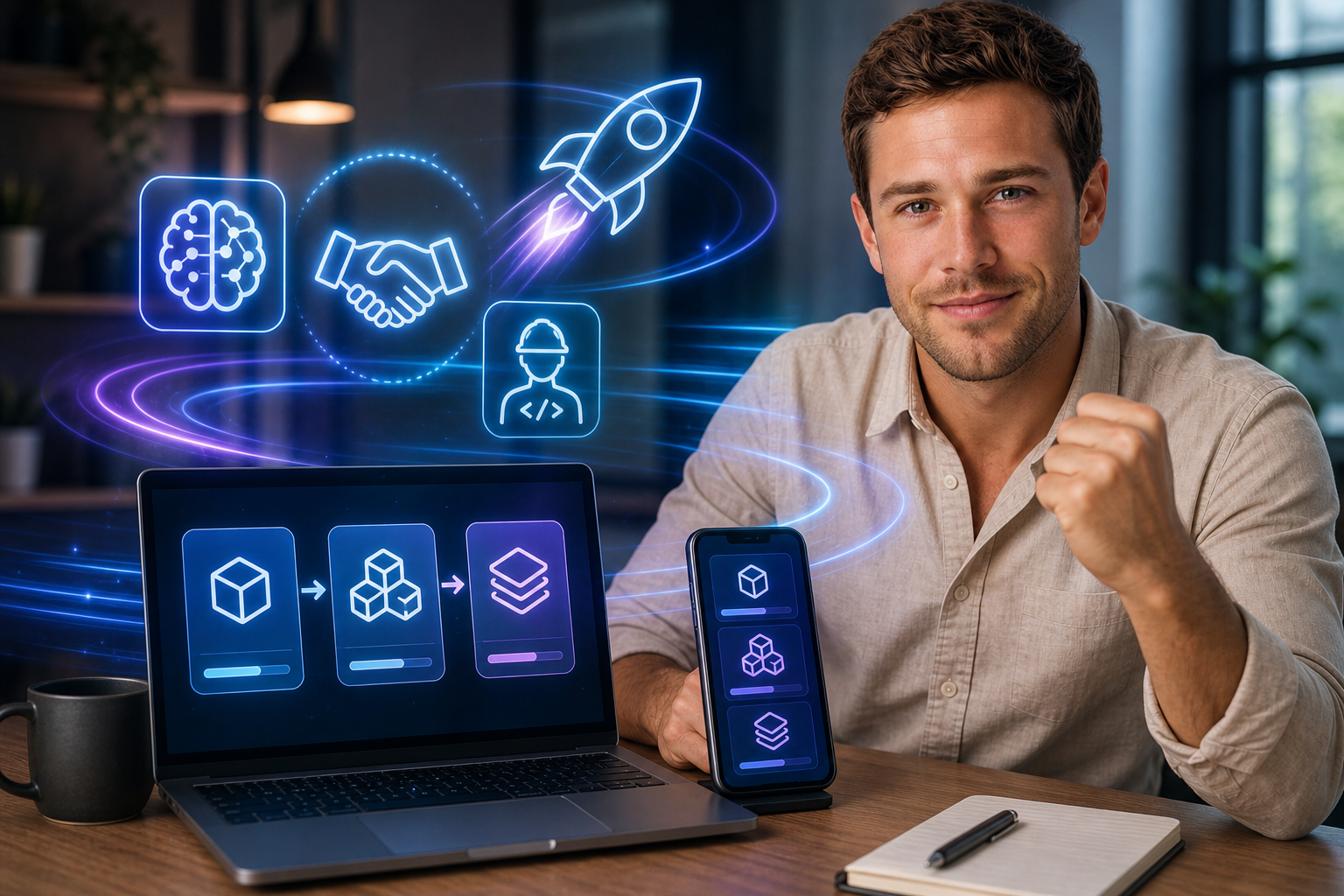 Iterate faster with AI and human expertise without traditional timelines